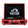 Victor Metro Dual-Bluetooth Belt-Drive Suitcase Turntable, Red (VSRP-800-RD)~#|#~CCDAB711-8F20-4230-81E77183F1C4BE21_sc7