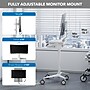 Mount-It! MedHub Mobile Medical Cart Workstation with Monitor Mount and Locking Caster Wheels, White/Grey (MI-16015)~#|#~CCDB42E3-F4B7-4B30-981429AA7051E7E4_sc7