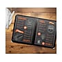 Excello Global Products Menu Holder, 8.5" x 11", Black/Silver (SPLS-MENU4-1PK)~#|#~CCDC5F5F-268E-407A-8749F1E830E56B5F_sc7