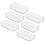iDESIGN 6-Piece Plastic Drawer Organizer, Clear (28985M6)~#|#~CCE31666-C643-4A0A-A45D76D81C17EE85_sc7