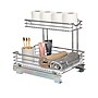 Household Essentials Glidez Steel Pull-Out Storage Organizer with Plastic Liners, 2-Tier Design (HH61765-1)~#|#~CCE88441-E2D2-4A04-BE41395423A54359_sc7