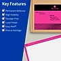 Avery Rectangle Laser/Inkjet Multipurpose Labels, 4.75" x 7.75", Neon Magenta (80/Box)~#|#~CCE8DEF7-64E0-4E6B-9311A09799356824_sc7