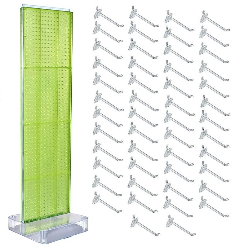 Azar Studio Base 60" x 17" Pegboard Floor Stand, Green (700770-GRE-6C50) image 1