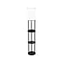 Adesso Charging Station 66.5" Black Floor Lamp with White Drum Shade (3116-01)~#|#~CCEEAA3C-08D7-4687-A90CB3297FCC25D5_sc7