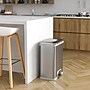 halo TapCan Stainless Steel Rectangular Pedal Sensor Trash Can with AbsorbX Odor Control System, White Trim, 13 Gal. (TC13SW)~#|#~CCF093D8-7313-4599-A97D97AC22A52F24_sc7
