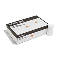 1000 Sacs Poubelle Transparents ALUF – 24x33 Pouces, 8 Microns – Capacité 12-16 Gallons