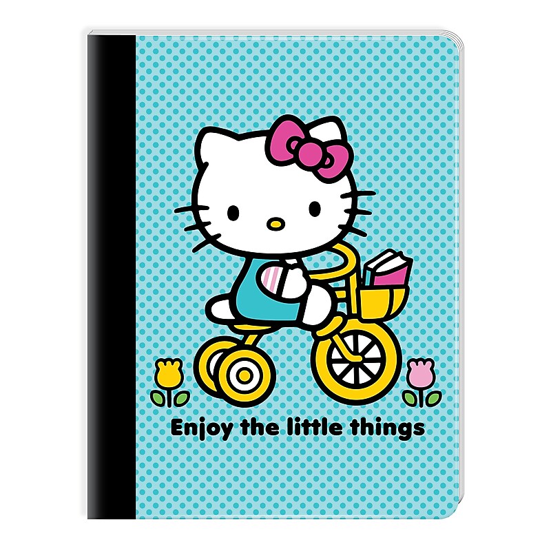 Innovative Designs Hello Kitty Composition Notebooks, 7.5" x 9.75", Wide Ruled, 100 Sheets, Multicolored (717211HK-SA) image 1
