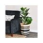 Household Essentials Multi Black Band Wicker Basket with Handles, Light Beige/Black (ML-6725)~#|#~CCF6722F-ACA7-494A-B37B2F54137690DE_sc7