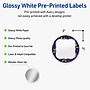 Avery Circle Multipurpose Labels, 2" Dia., White, 120/Pack (19479370628)~#|#~CCF7DA5F-EF06-474A-8A286615E7B438D5_sc7
