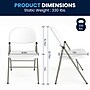 Flash Furniture HERCULES Series Plastic Folding Chair, White, 2/Pack (2DADYCD70WH)~#|#~CCFB45DC-197D-4C42-8D70CFB94D97FE36_sc7