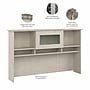 Bush Furniture Cabot 60"W Desktop Hutch, Linen White Oak (WC31131)~#|#~CD09A4AB-3245-4A17-B4CDE542E008E752_sc7