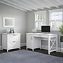 Bush Furniture Key West 2-Drawer Lateral File Cabinet, Letter/Legal, Pure White Oak, 30" (KWF130WT-03)~#|#~CD0D9650-BCC3-47F4-833086F30A60ABEF_sc7