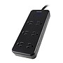 Philips 6-Outlet Adapter-Spaced Surge Protector, 1080J, 8 ft. Braided Cord, Black (SPC6066BB/37-T2)~#|#~CD0DC271-D07B-47EF-9EDF99833B963677_sc7
