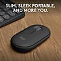 Logitech Pebble 2 M350s Wireless Ambidextrous Optical Mouse, Tonal Graphite (910-007024)~#|#~CD0E6D63-68BE-4DC1-9748C10840A62978_sc7