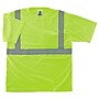 GloWear 8289-ECO High Visibility Short Sleeve T-Shirt, ANSI Type R Class 2, Lime, 4X, (21538)~#|#~CD120EFA-DB87-43E4-990F505F462E4EFF_sc7