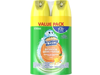 Scrubbing Bubbles Bathroom Grime Fighter Disinfectant Cleaner Aerosol - Thumbnail 5