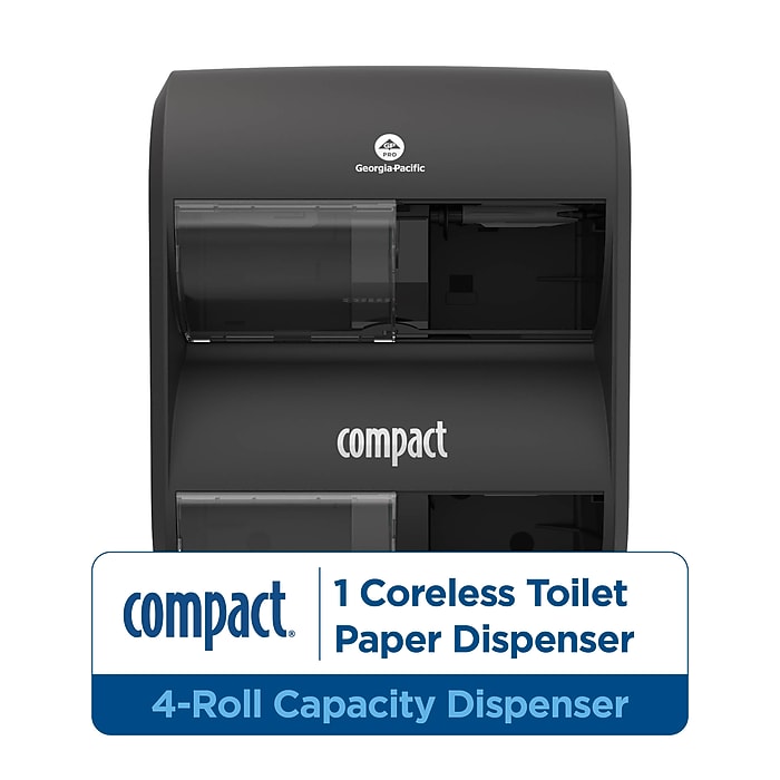 Georgia-Pacific Compact Quad 4-Roll Coreless Toilet Paper