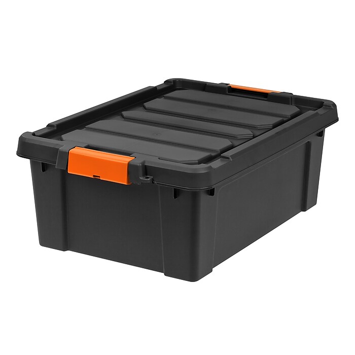 Staples storage totes best sale
