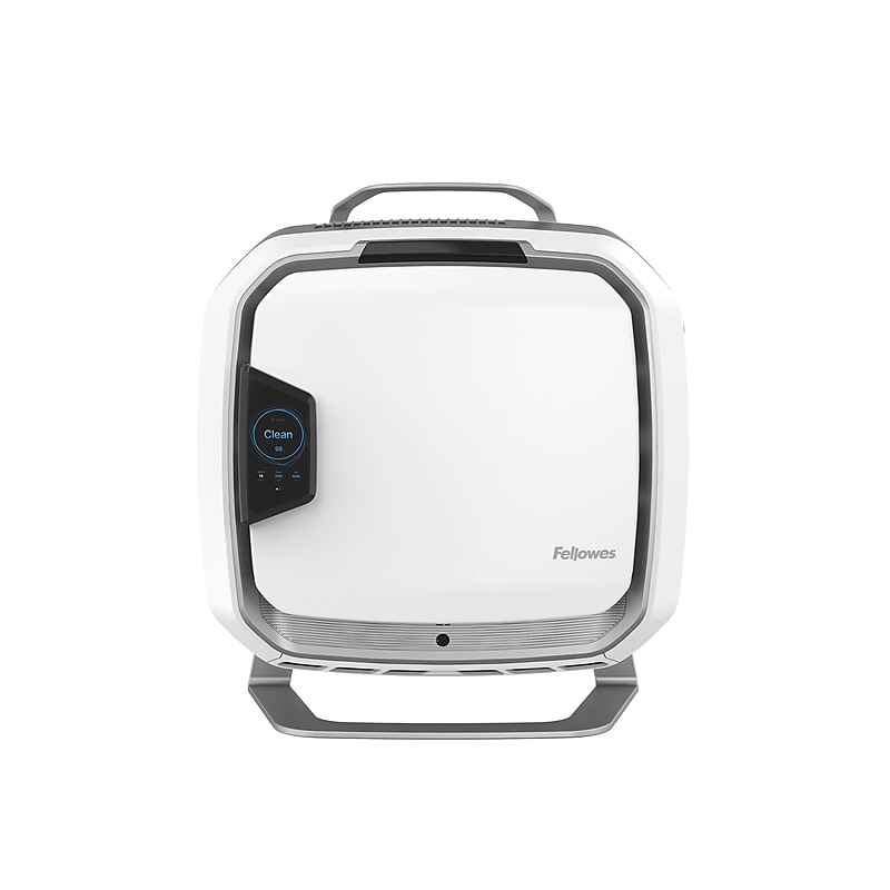 Fellowes Array AS1 True HEPA Floor-Standing Air Purifier, 5-Speed, White (5884201) image 1