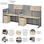 Bush Business Furniture Office in an Hour 2 Person Cubicle Desk Set, Natural Elm (OIAH005NE)~#|#~CD292547-3C00-47C4-AC3F2934246128AE_sc7