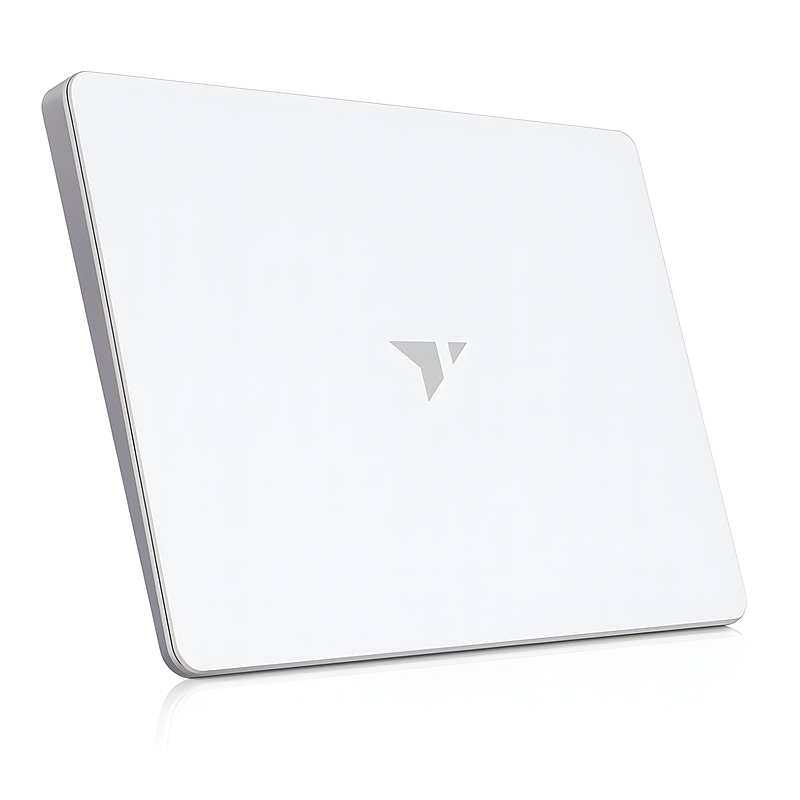 Turonic TP1 Wireless Touchpad Ambidextrous USB-C Bluetooth Mouse, White image 1