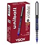 uni-ball Vision Rollerball Pen, Micro Point, 0.5mm, Blue Ink, Dozen (60108)~#|#~CD305BC3-0E18-4410-9FCC0D2D920B98D3_sc7