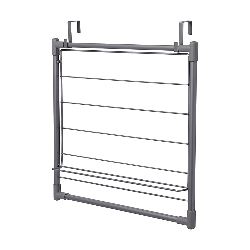 Household Essentials Indoor Metal Drying Rack, Gray/Silver (HE1037) image 1