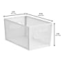 mDesign Steel Organizer, Matte White (25989) ~#|#~CD33594A-8E2B-4E89-B5B1C399B3D84010_sc7