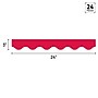 Creative Teaching Press Core Decor EZ Border, 3" x 2', Red Wavy, 24/Pack, 3 Packs/Bundle (CTP11063-3)~#|#~CD3663E2-7715-4278-B40651278167694C_sc7