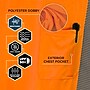 Ergodyne GloWear 8294BK High Visibility Short Sleeve Black Bottom T-Shirt, ANSI Type R Class 2, Orange, Small (22282)~#|#~CD3A8D07-50A9-45D8-A300B6C210A1E31B_sc7