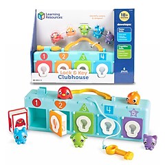 Learning Resources Lock & Key Clubhouse, Multicolored (LER9807