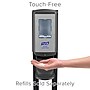 PURELL CS6 Automatic Floor Stand Hand Sanitizer Dispenser, Black/Chrome (7416-DS)~#|#~CD3B825A-E1DB-43DC-B3C4BA1A370B7B2A_sc7