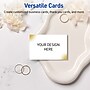 Avery Gold Blush Business Cards, 2" x 3.5", Matte White, 80/Pack (19479399604)~#|#~CD3F38AC-C3B5-456D-80FAEB90A7B00C63_sc7