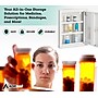 Viva Comfort Steel 2-Shelf Corner Mount Locking Medicine Medical Cabinet, 0.9 cu. ft., White (ADI999-01-1-MK)~#|#~CD42B7F9-5A9D-48A5-885CC601498743B3_sc7