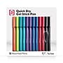TRU RED™ Quick Dry Gel Pens, Medium Point, 0.7mm, Assorted, 12/Pack (TR54483)~#|#~CD4661CF-1F3B-4606-ACF8438A29DDB59A_sc7