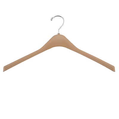 Nahanco 17" Sturdy Plastic Concave Jacket Hanger