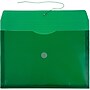 JAM Paper Premium Plastic Document File, 1 Pocket, Legal, Green, 3/Pack (219B1grx3)~#|#~CD562D55-5CA9-4AF4-AB5E5F82C4CCE326_sc7