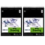 Canson Artist Series 11" x 14" Wire Bound Drawing Sketch Pad, 24 Sheets/Pad, 2/Bundle (MCXC100510891-2)~#|#~CD57AACA-9915-4B31-9653BCF807F68F22_sc7