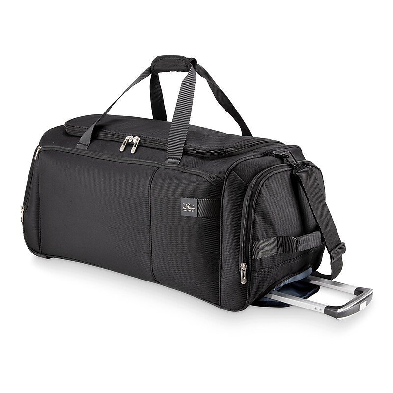 Skyway Luggage Sigma 7.0 28" Polyester Telescoping Travel Duffel with Wheels, Black (177-28-001-RDF) image 1