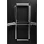 NPS CSBG Series Cluster Swivel Booth, 24" x 48", Grey Nebula Top/Black Seats (CSBG2448-MDPEGY10)~#|#~CD5A4DD1-E033-4270-AEC877036948E133_sc7