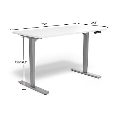 Union & Scale Essentials 55"W Electric Adjustable Desk