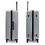 DUKAP Discovery 4-Piece Hardside Spinner Luggage Set, TSA Checkpoint Friendly, Silver (DKDISSMLXL-SIL)~#|#~CD5B3DDE-1480-465F-845047E43D309C8A_sc7