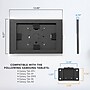 Mount-It! Anti-Theft Tablet Wall Mount for Samsung Galaxy Tab A and Tab S Tablets, Black (MI-3884B)~#|#~CD5C16B7-BBDB-48CE-B5F6B32A2C762B17_sc7