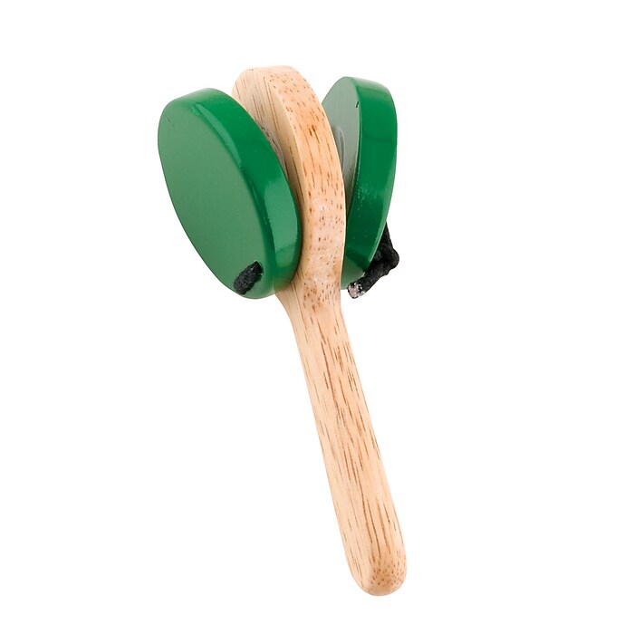 Westco Educational Wooden Castanet Clapper, 3/Pack (WEPCA70013