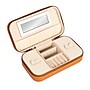 Household Essentials Vegan Leather Travel Jewelry Organizer Box, Caramel (HE1177)~#|#~CD5F6333-18C2-498F-A088E7B21F6ECEF2_sc7