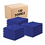 Hospeco 100% Cotton Multipurpose Towels, 16" x 27", Navy, 12 Towels/Pack, 10 Packs/Carton (N030-N1627-4)~#|#~CD61A0F1-3CBE-400A-A460A60A8EA3C415_sc7