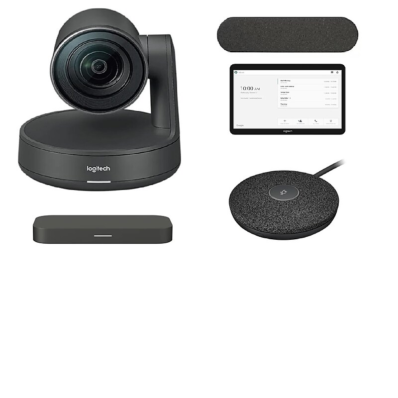 Logitech Rally HD 4K Video Conferencing Bundle, Wall Mounted (TAPRALGGLCTL4) image 1