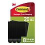 Command Damage Free Extra Large Hanging Strip, 20 lbs., Black, 8/Pack (17217BLK-8ES)~#|#~CD6FFBA1-BF12-4B4A-8D0101B00ED6A482_sc7
