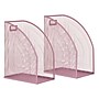 Staples Metal Mesh File Organizer, Dusty Pink, 2/Pack (ST63835)~#|#~CD7A305C-99EB-4FC3-92823DBA5246878E_sc7