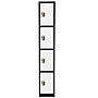 AdirOffice 72" 4-Tier Black and White Storage Locker, 4/Pack (ADI629-204-B-W-PKG-4)~#|#~CD7B5B79-AAEC-4D0D-9A9DDFF0B05A32F8_sc7